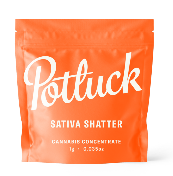 Potluck - Sativa Shatter - edibles Concentrate | BC Weed Edible Canada