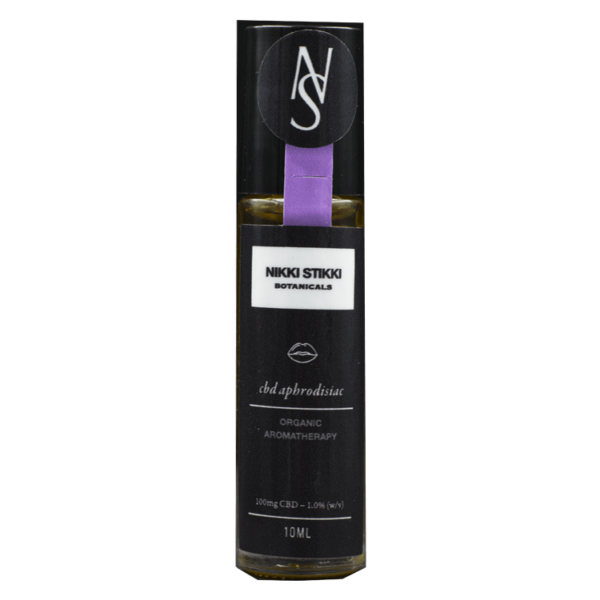 Nikki Stikki Botanicals – Organic Aromatherapy – CBD Aphrodisiac Roller 100mg CBD | BC Weed Edible Canada
