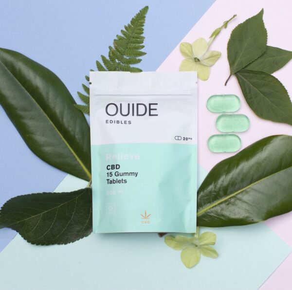 Ouide Edibles – Relieve – CBD gummies 300mg | BC Weed Edible Canada