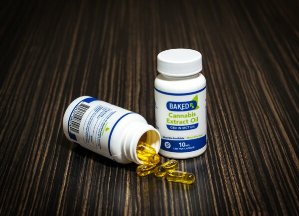Baked Edibles – CBD Extract In MCT Oil Capsules 10mg or 20mg | BC Weed Edible Canada