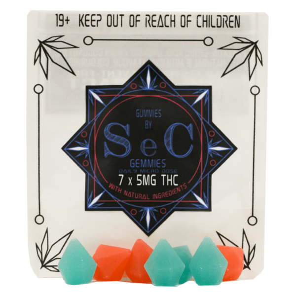 SEC – Gemmies – 35mg THC | BC Weed Edible Canada