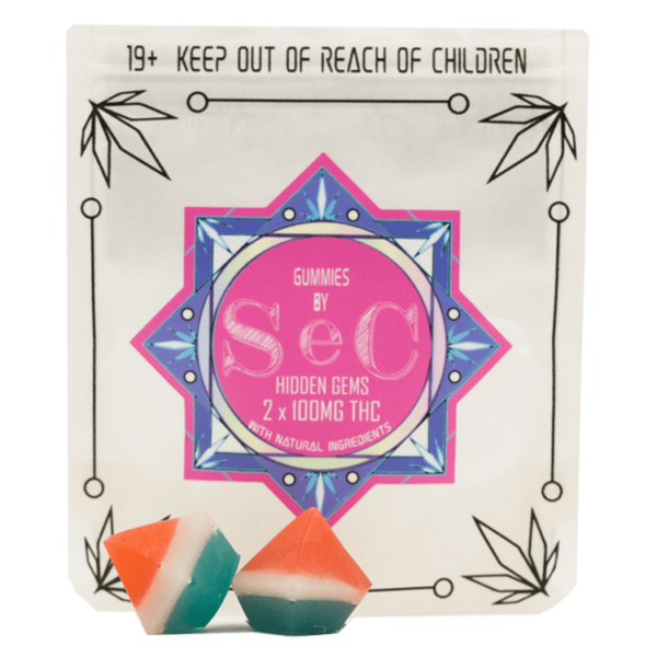 SEC – Hidden Gems – 200mg THC | BC Weed Edible Canada