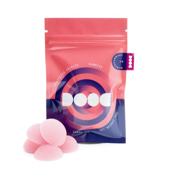 Dose Edibles Gummies – Blackcurrant | BC Weed Edible Canada