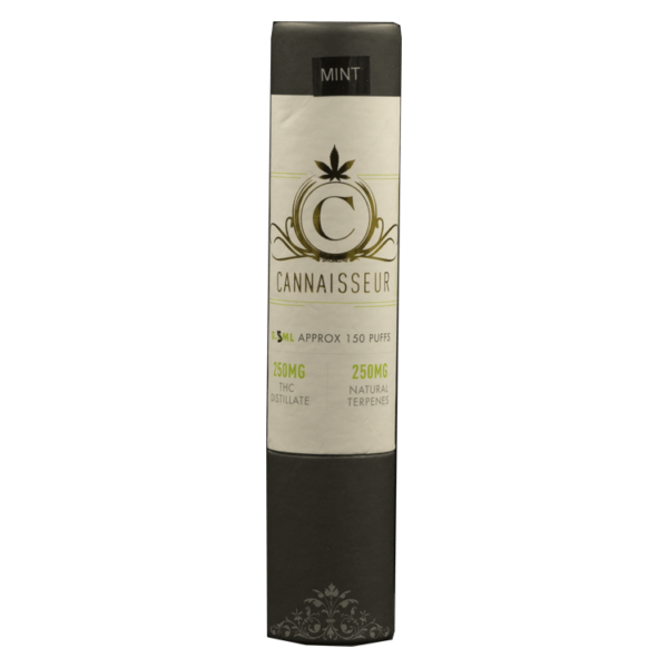 Cannaisseur – Disposable THC Distillate Pen – Mint 0.3ml | BC Weed Edible Canada