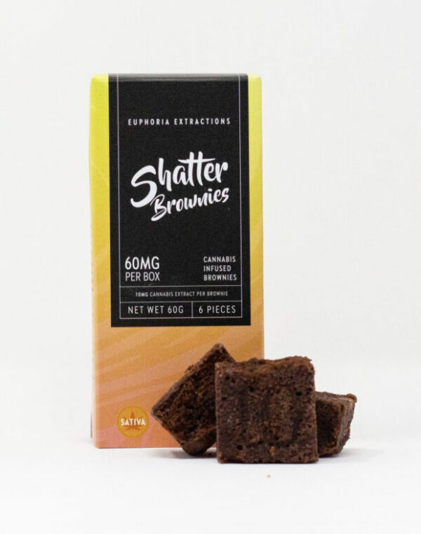 Euphoria Extractions – Shatter Brownies (Sativa) | BC Weed Edible Canada
