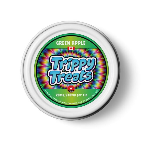 Trippy Treats – Hawaiian Fruit Punch Gummies – 400mg THC | BC Weed Edible Canada