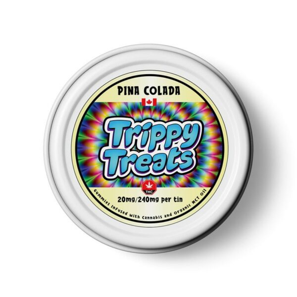 Trippy Treats – Hawaiian Fruit Punch Gummies – 400mg THC | BC Weed Edible Canada