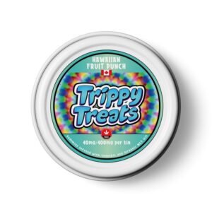 Trippy Treats – Hawaiian Fruit Punch Gummies – 400mg THC | BC Weed Edible Canada