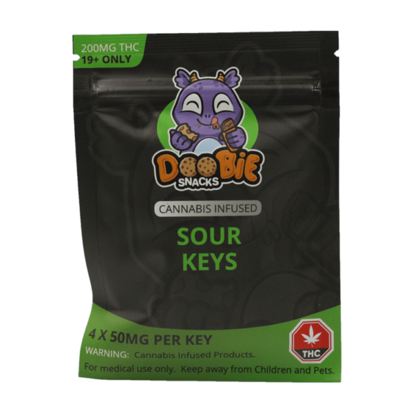 Doobie Snacks – CBD Sour Gummy Bears – 150mg CBD | BC Weed Edible Canada