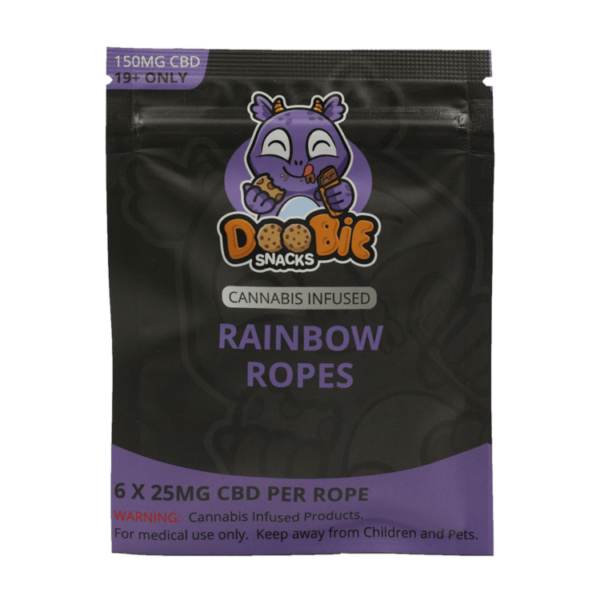 Doobie Snacks – CBD Sour Gummy Bears – 150mg CBD | BC Weed Edible Canada