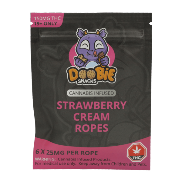 Doobie Snacks – Blue Raspberry – 200mg THC | BC Weed Edible Canada