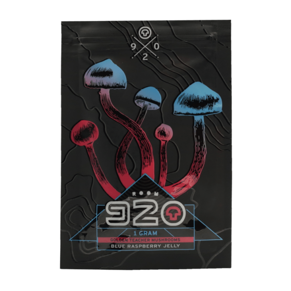 Room 920 – Blue Raspberry Jelly – 1 Gram (Golden Teacher Mushrooms) | BC Weed Edible Canada