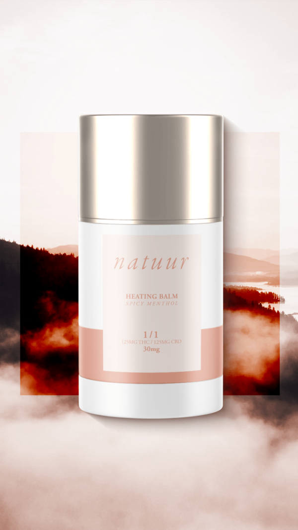 Natuur – Heating Balm – Spicy Menthol – 1:1 – 30mg | BC Weed Edible Canada