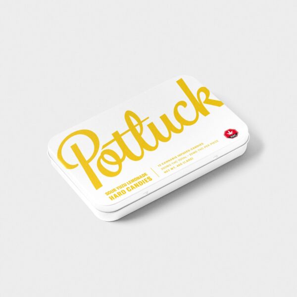 Potluck – Hard Candy – Sour Yuzu Lemonade – 300mg THC | BC Weed Edible Canada